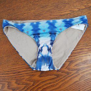 Water Glamour Swimsuit Bikini Bottom Small Blue